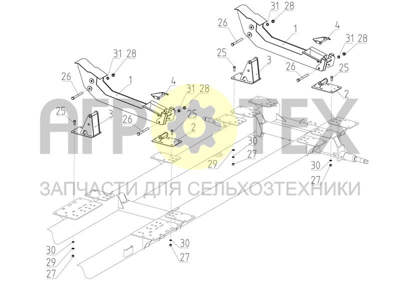 Чертеж Опоры (4000.03.000Ф)